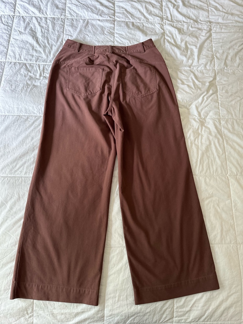 Lululemon City Sleek 5 Pocket High-Rise Wide-Leg Pant Full Length Dark Oxide 32 - Picture 10 of 11